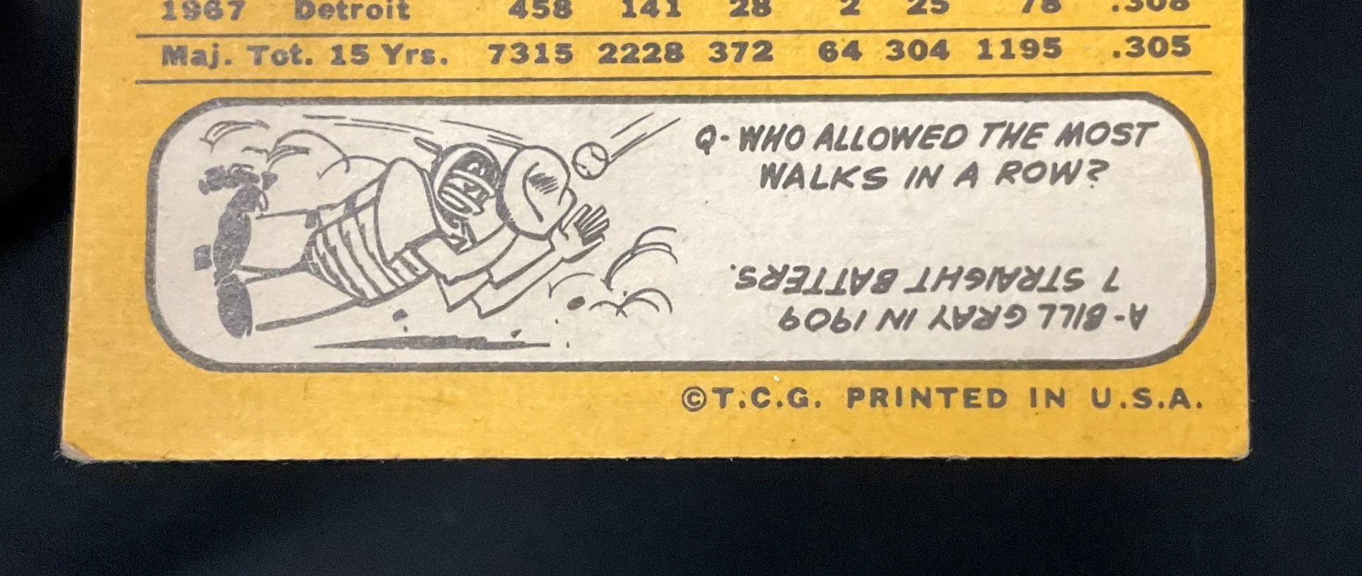 Al Kaline 1968 Topps #240 Detroit Tigers VG-EX