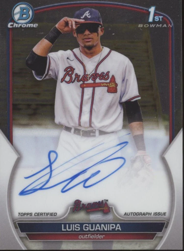 Luis Guanipa 2023 Bowman Chrome Auto #CPA-LG