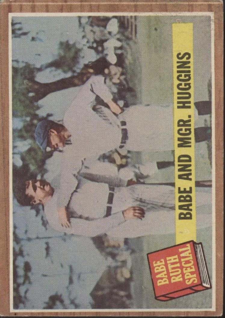 Babe & Manager Huggins 1962 Topps #137 New York Yankees VG-EX