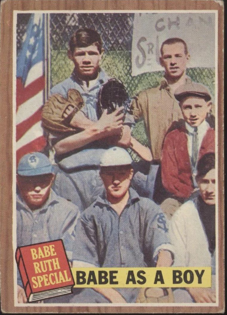 Babe as a Boy 1962 Topps #135 VG-EX