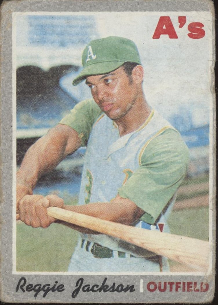 Reggie Jackson 1970 Topps #140 Oakland Athletics GD