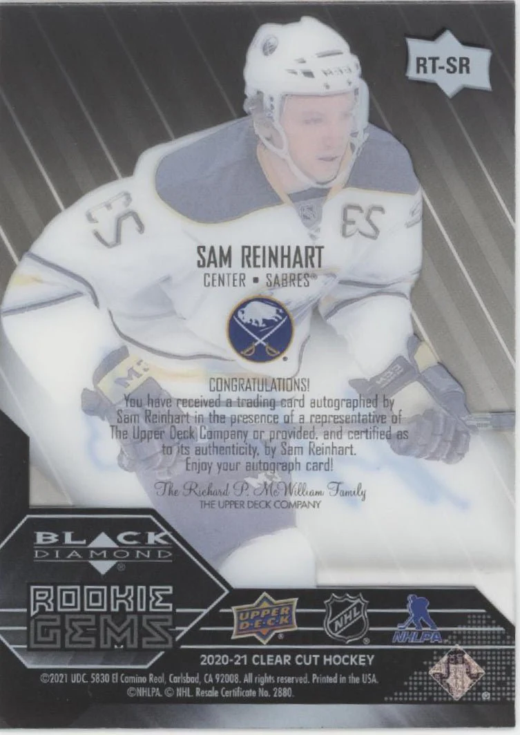 292-sam-reinhart-2020-21-upper-deck-clear-cut-rookie-gems-rc-auto-rt-sr-2.webp Sam Reinhart 2020-21 Upper Deck Clear Cut Rookie Gems RC Auto #RT-SR
