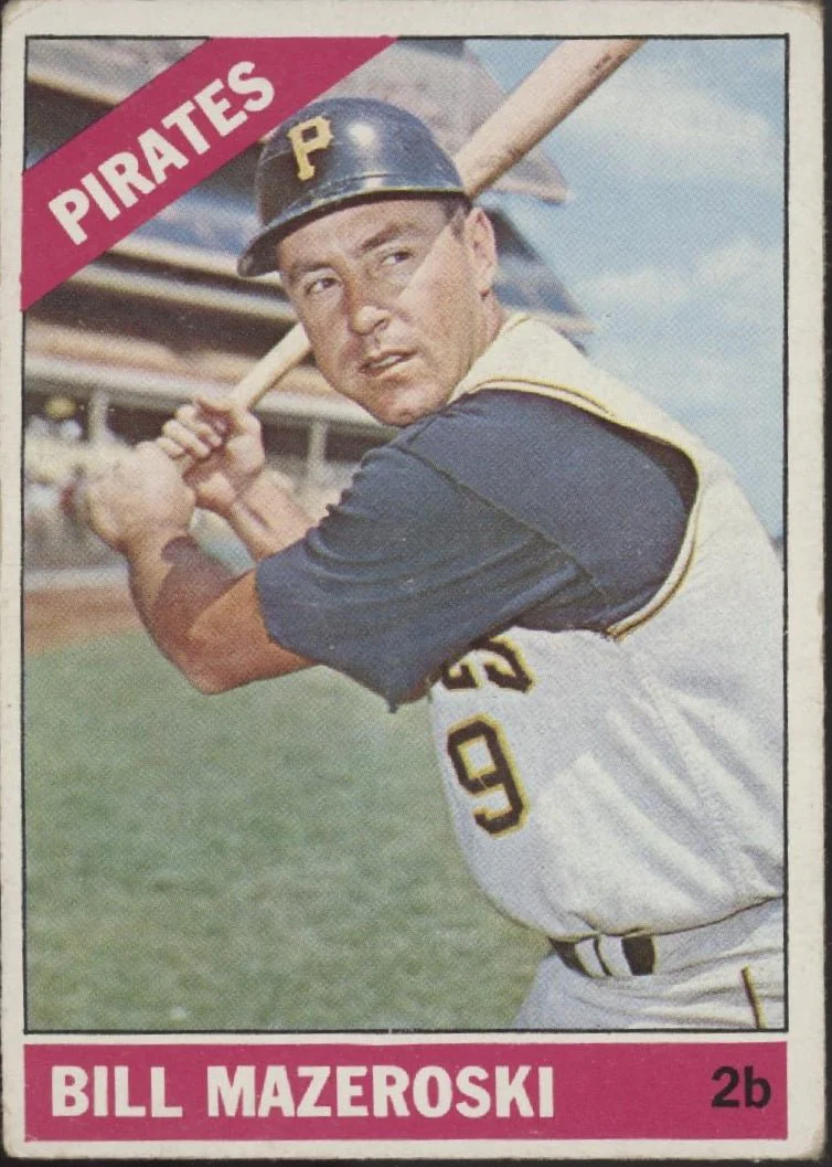 Bill Mazeroski 1966 Topps #210 Pittsburgh Pirates VG