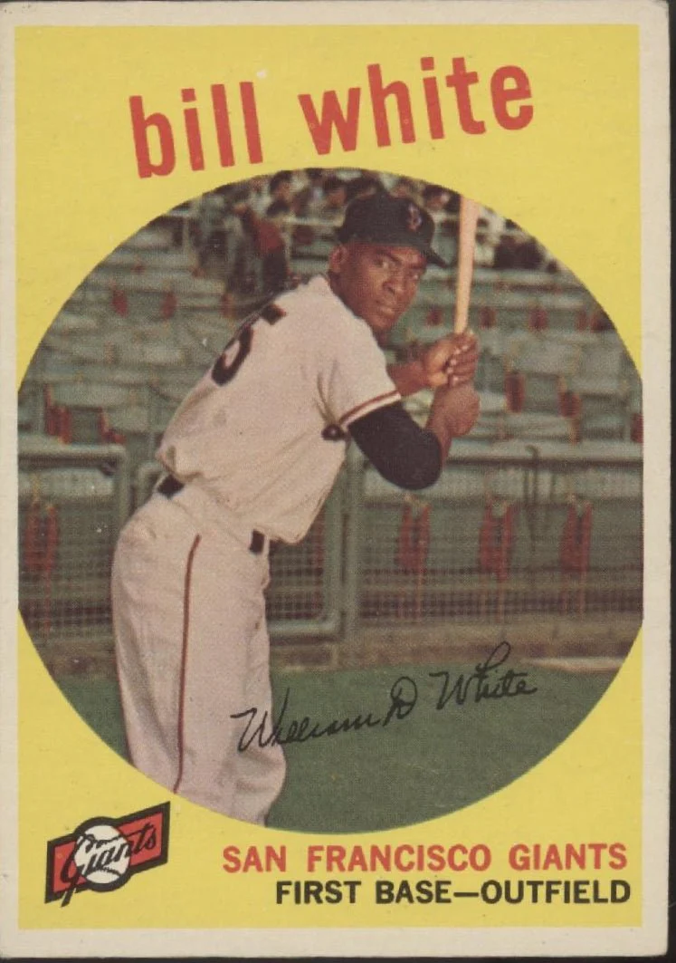 Bill White 1959 Topps #359 San Francisco Giants VG