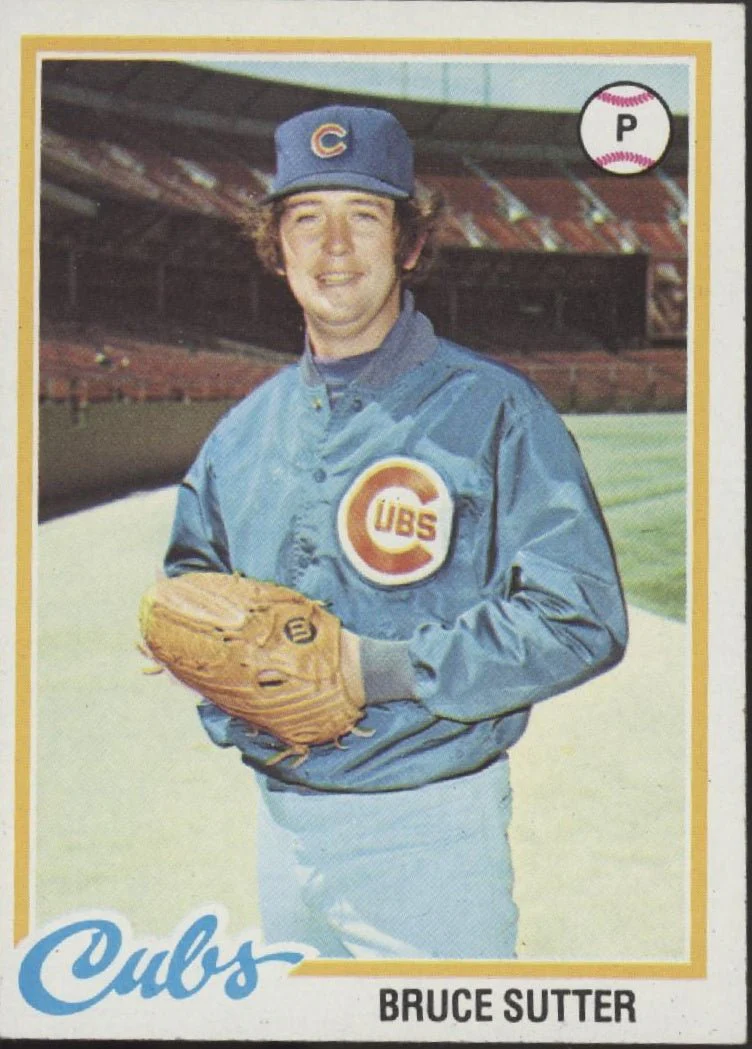 Bruce Sutter 1978 Topps #325 Chicago Cubs EX