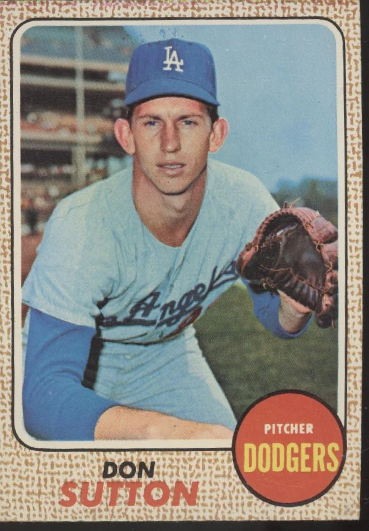 Don Sutton 1968 Topps #103 Los Angeles Dodgers GD #1