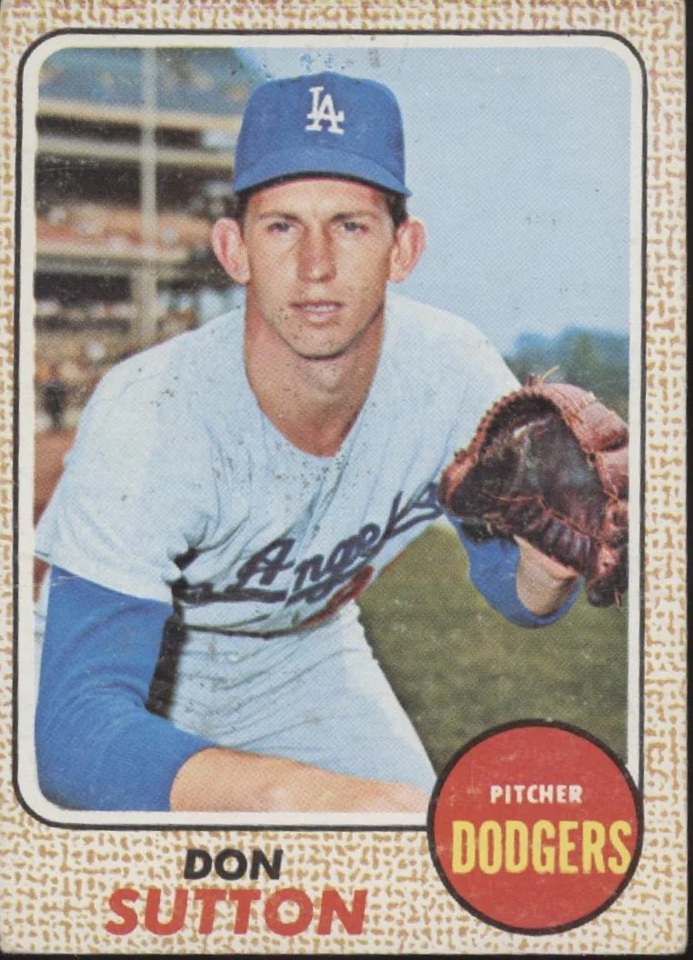 Don Sutton 1968 Topps #103 Los Angeles Dodgers GD #2