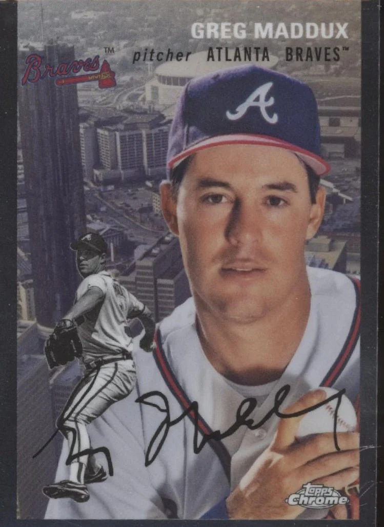 Greg Maddux 2023 Topps Chrome Platinum Anniversary #54CV-14