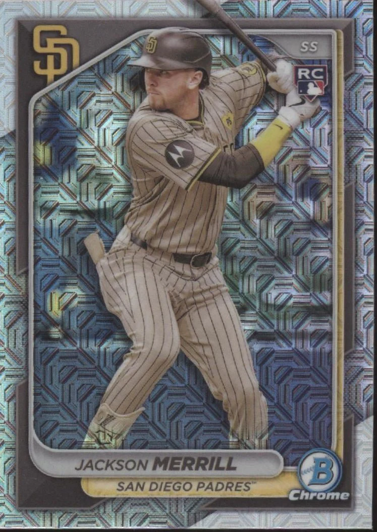 Jackson Merrill 2024 Bowman Chrome Mojo Refractor RC #27 #3