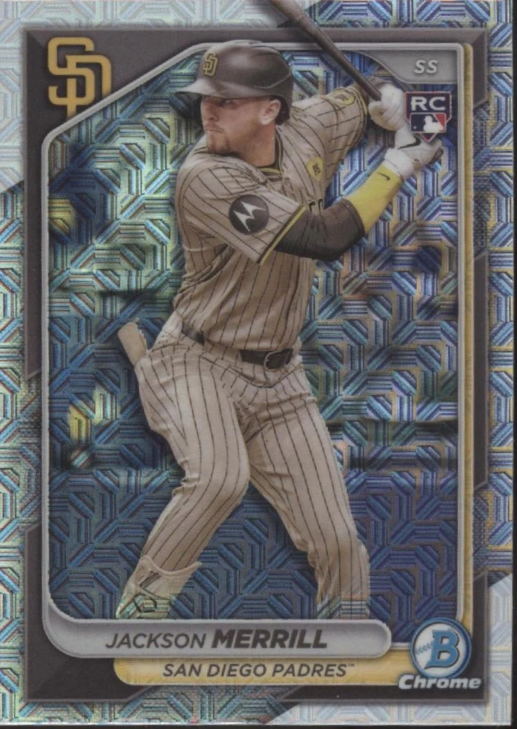 Jackson Merrill 2024 Bowman Chrome Mojo Refractor RC #27 #5
