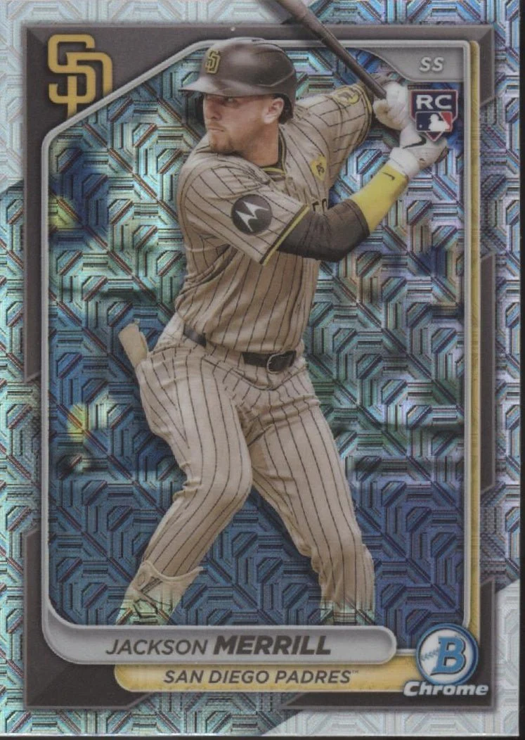 Jackson Merrill 2024 Bowman Chrome Mojo Refractor RC #27 #9