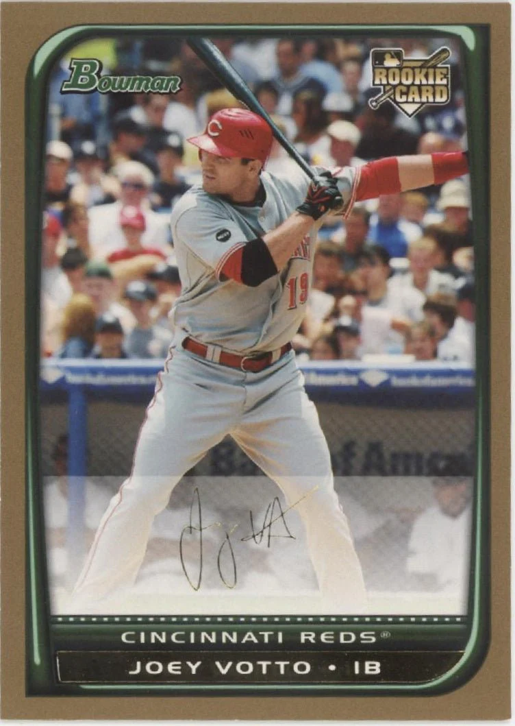 Joey Votto 2008 Bowman Gold RC #BDP9