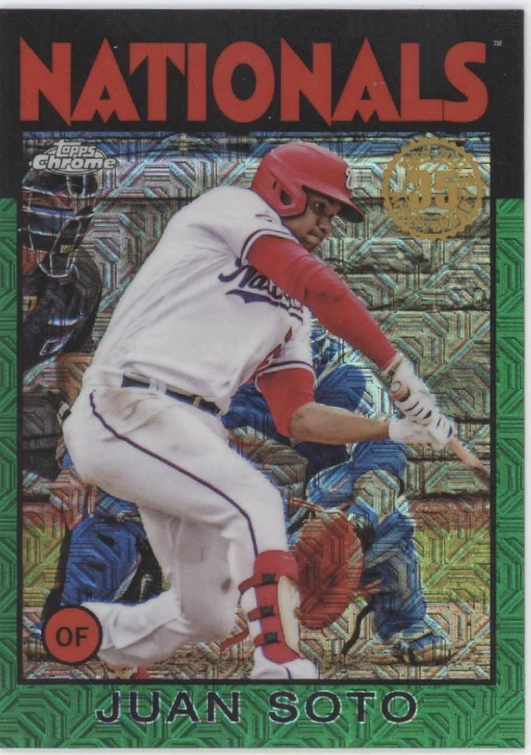 336-juan-soto-2021-topps-chrome-green-mojo-refractor-09-99-86tc-73-1.webp Juan Soto 2021 Topps Chrome Green Mojo Refractor 09/99 #86TC-73