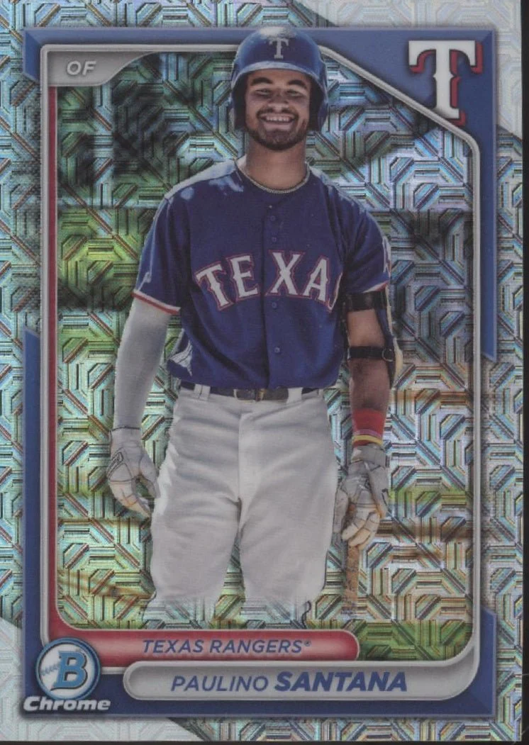 Paulino Santana 2024 Bowman Chrome Variation Mojo SSP #BCP-245