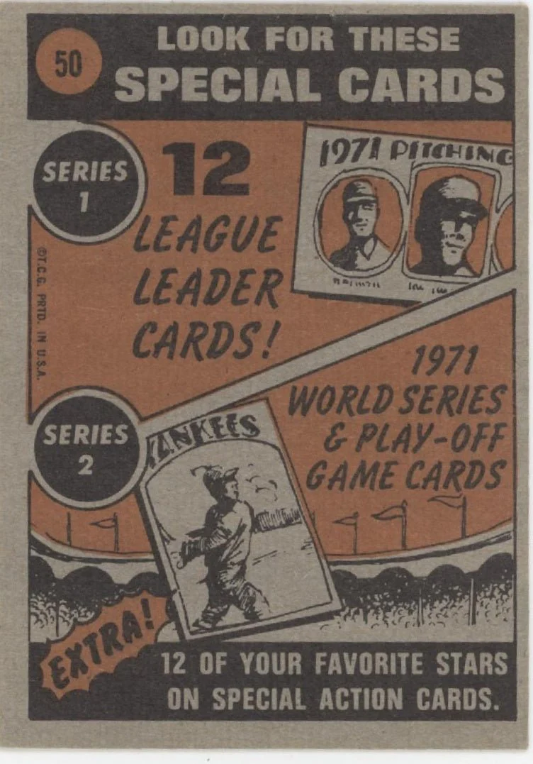 Willie Mays 1972 Topps In Action #50 VG-EX #1