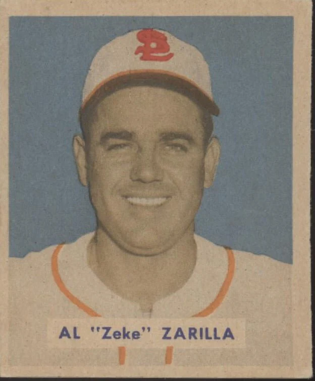 Al Zarilla 1949 Bowman RC #156 St. Louis Browns VG-EX