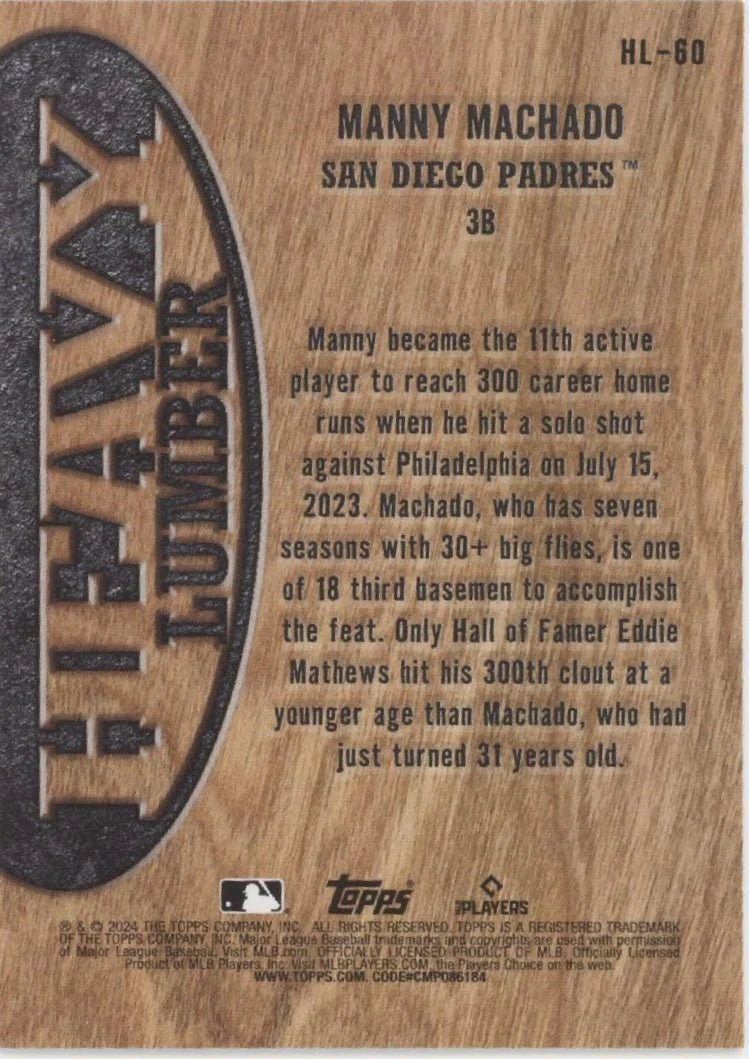 382-manny-machado-2024-topps-heavy-lumber-hl-60-2.webp Manny Machado 2024 Topps Heavy Lumber #HL-60