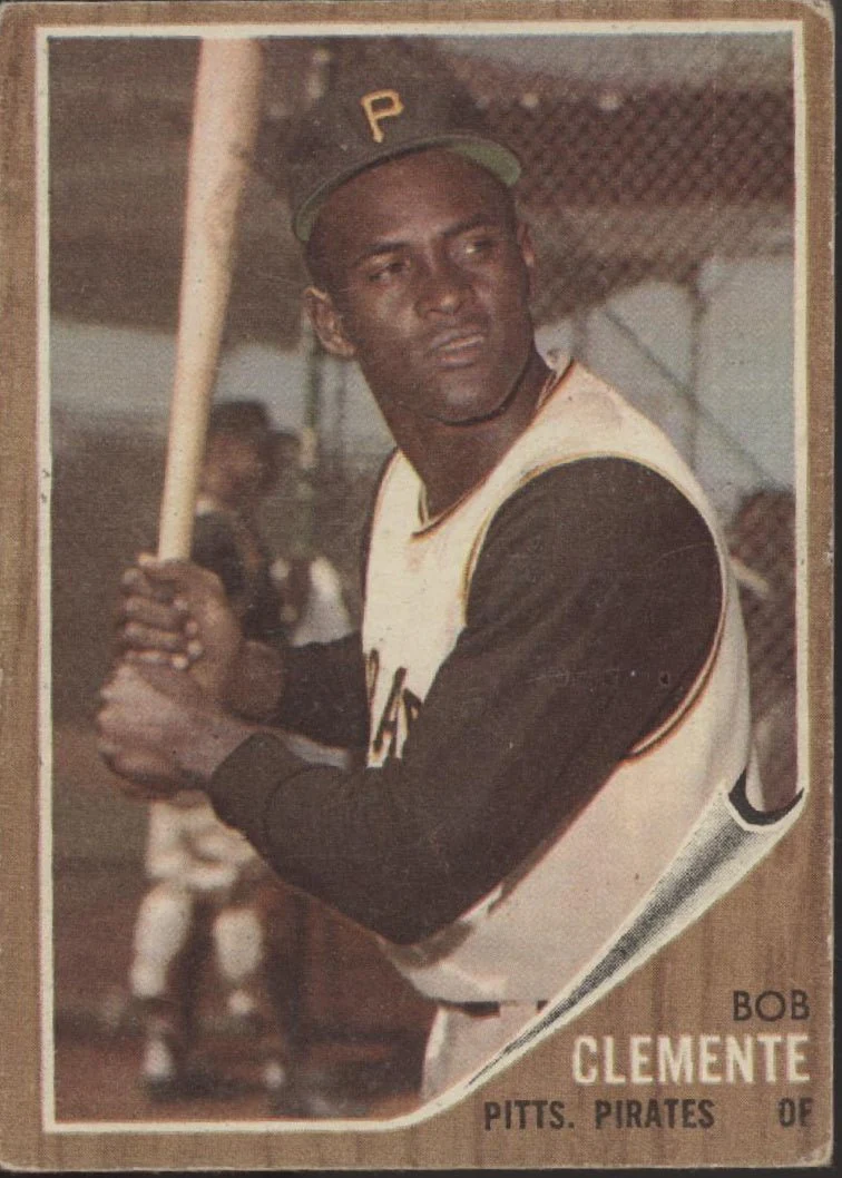 Bob Clemente 1962 Topps #10 Pittsburgh Pirates VG-EX