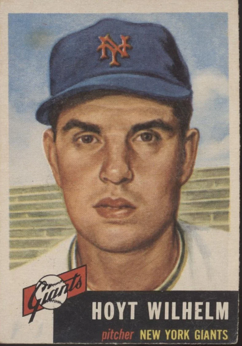 Hoyt Wilhelm 1953 Topps #151 New York Mets VG-EX