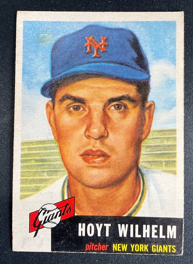 Hoyt Wilhelm 1953 Topps #151 New York Mets VG-EX