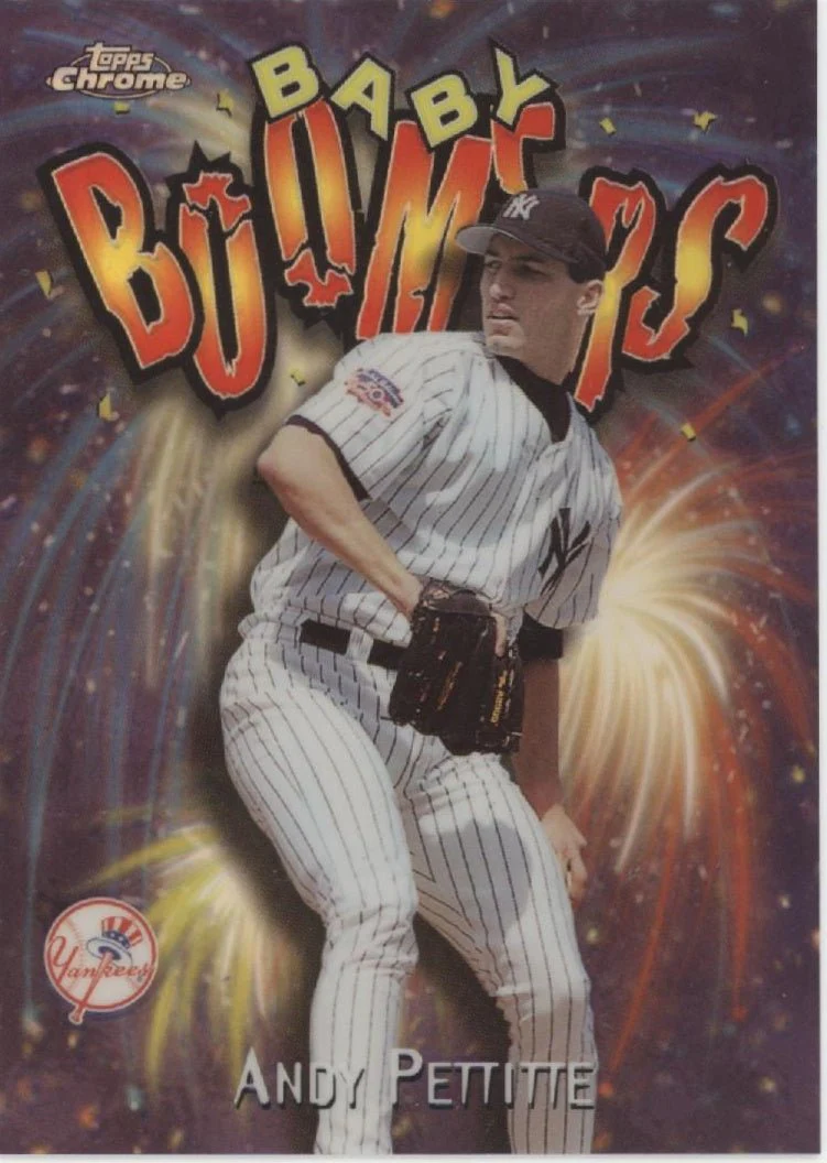 Andy Pettitte 1998 Topps Chrome Baby Bombers Refractor SP #BB13