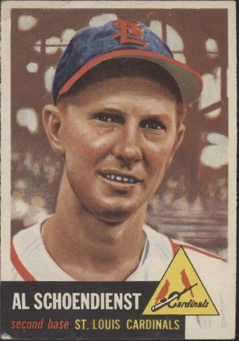 Al Schoendienst 1953 Topps #78 St. Louis Cardinals VG