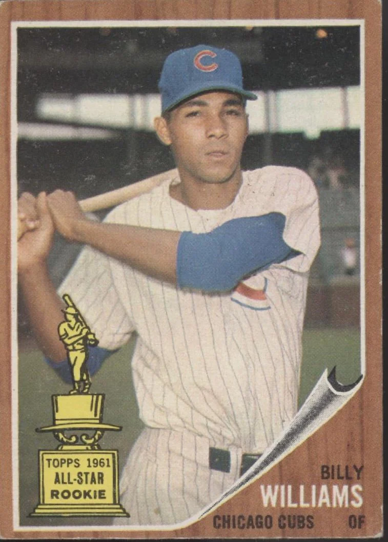 Billy Williams 1962 Topps #288 Chicago Cubs VG-EX