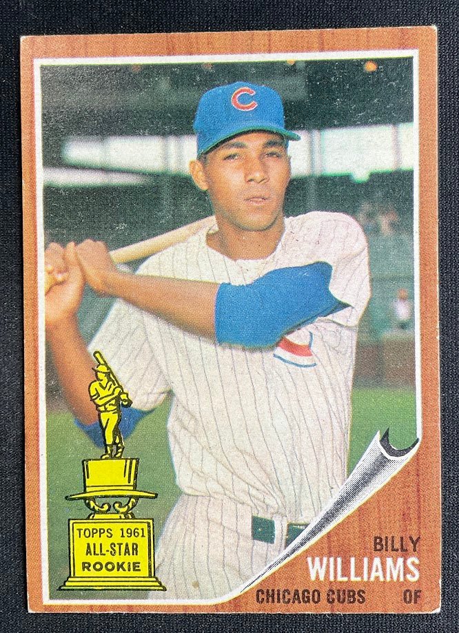 Billy Williams 1962 Topps #288 Chicago Cubs VG-EX