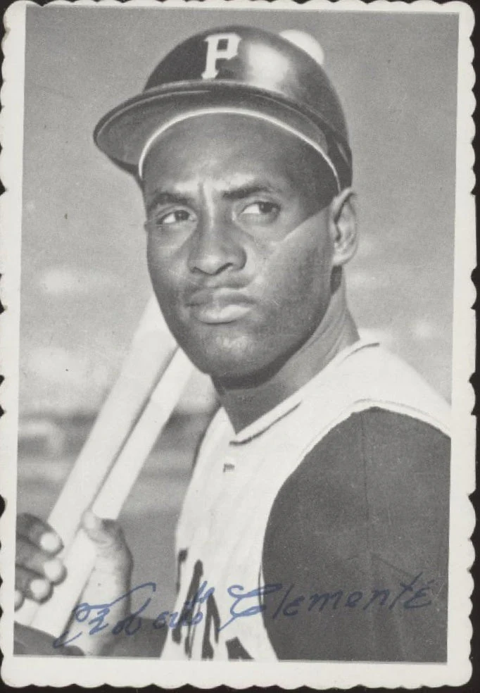 Bob Clemente 1969 Topps Deckle Edge #27 Pittsburgh Pirates VG-EX