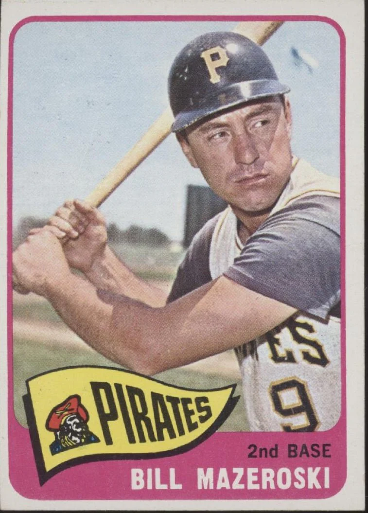 Bill Mazeroski 1965 Topps #95 Pittsburgh Pirates EX #1