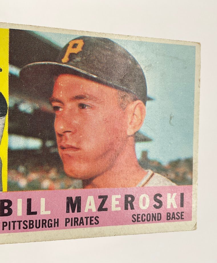 Bill Mazeroski 1960 Topps #55 Pittsburgh Pirates VG-EX #2