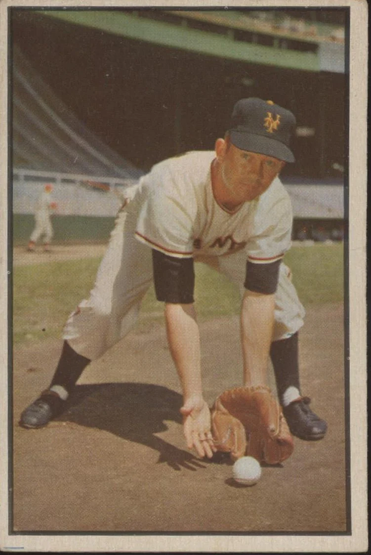 Davey Williams 1953 Bowman #1 New York Giants VG #4