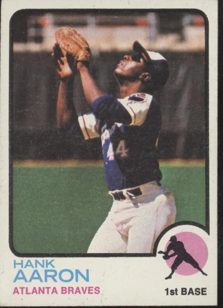 Hank Aaron 1973 Topps #100 Atlanta Braves VG-EX