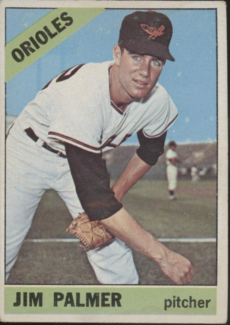 Jim Palmer 1966 Topps RC #126 Baltimore Orioles VG #1