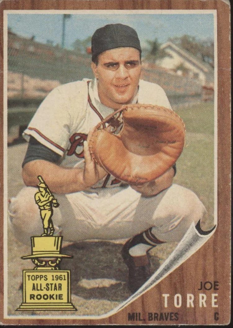 Joe Torre 1962 Topps RC #218 Milwaukee Braves VG #2