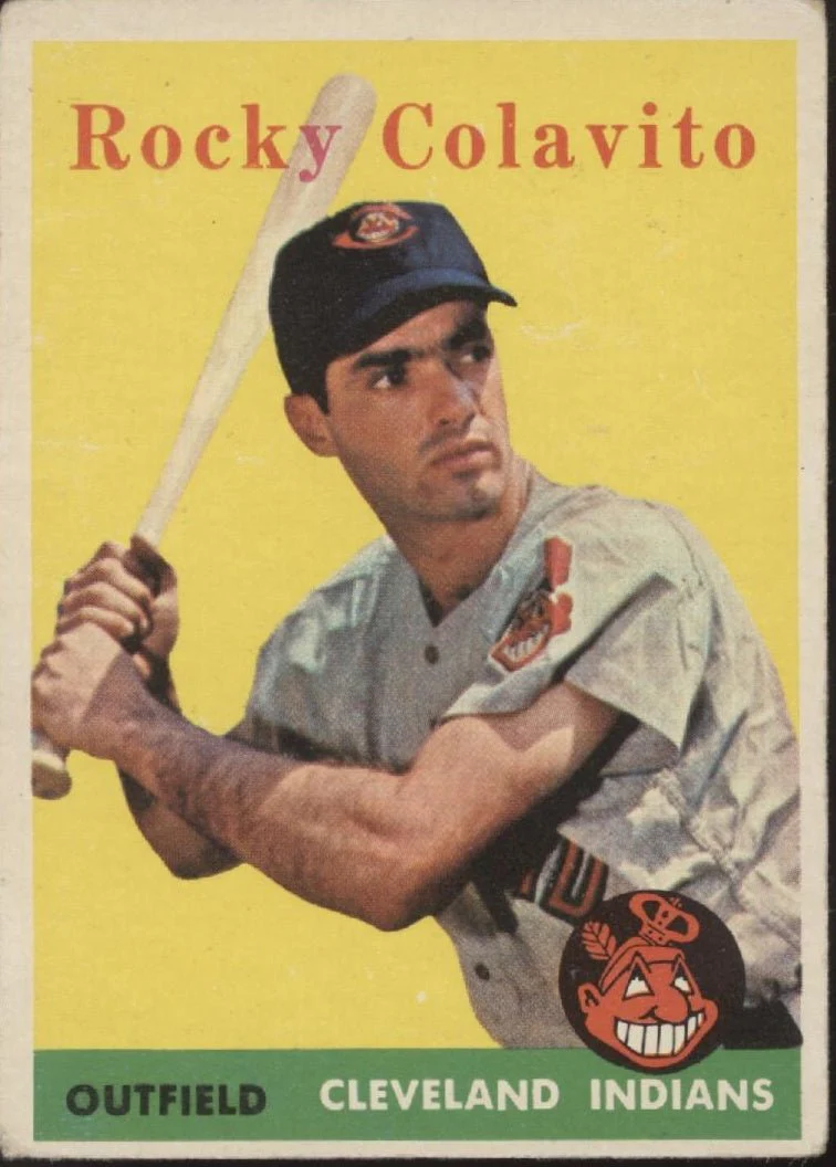 Rocky Colavito 1958 Topps #368 Cleveland Indians VG #1