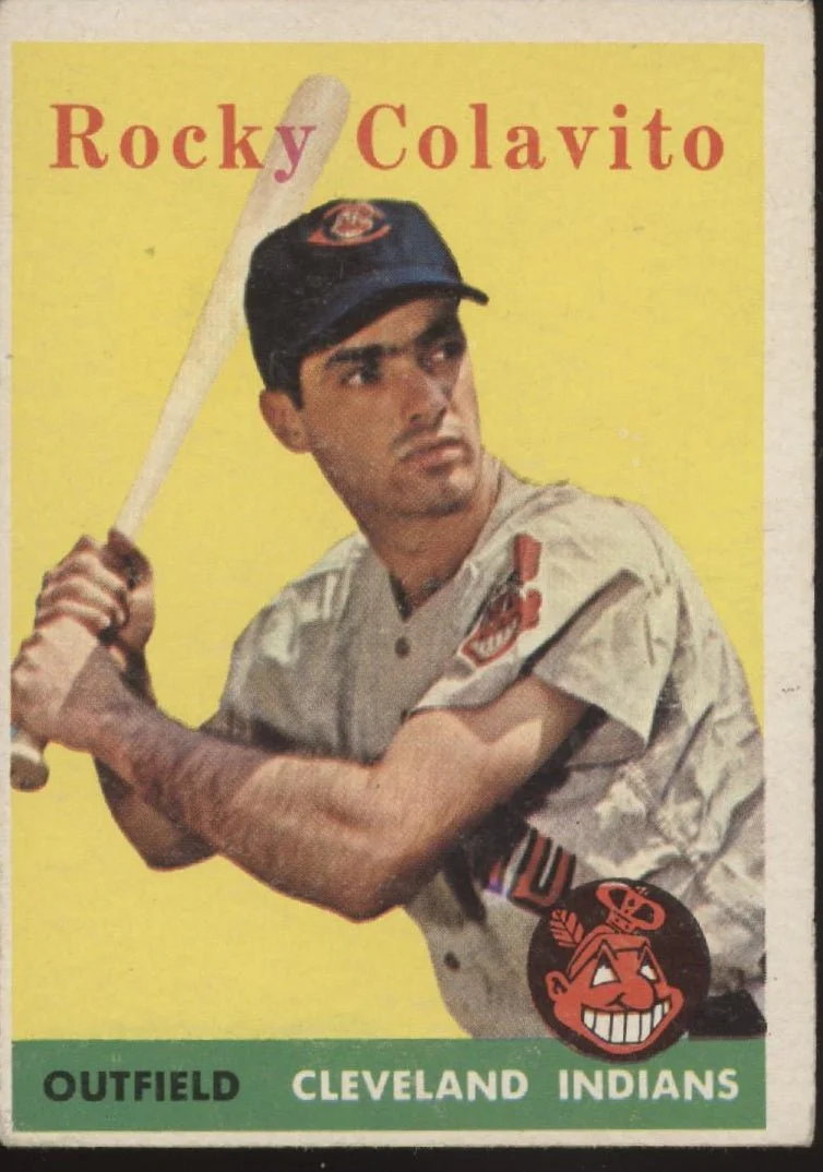 Rocky Colavito 1958 Topps #368 Cleveland Indians VG #2