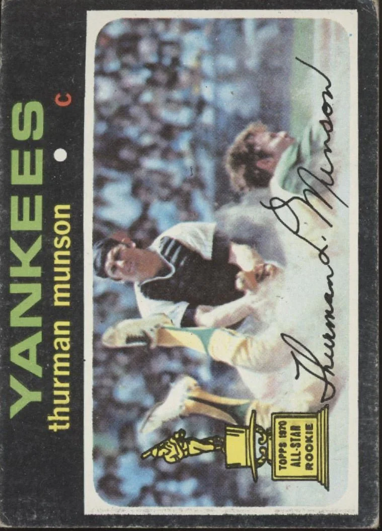 Thurman Munson 1971 Topps #5 New York Yankees GD #1