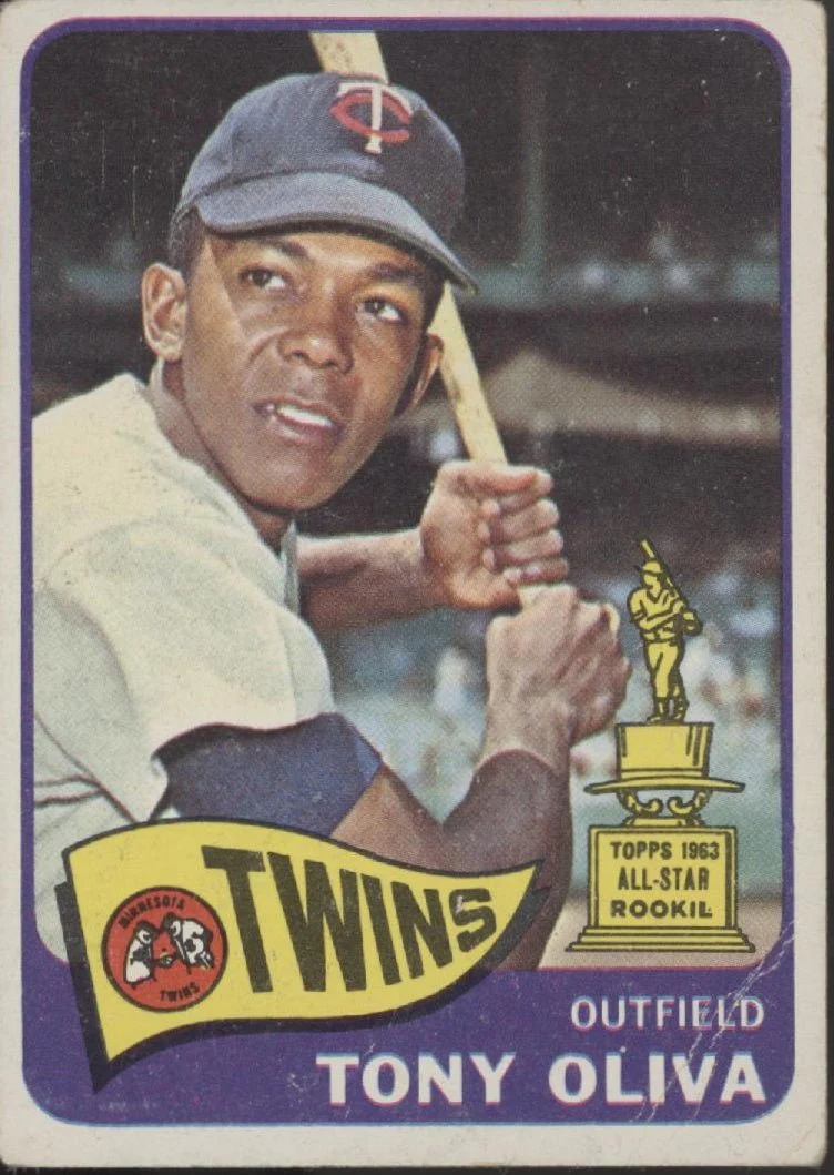 438-tony-oliva-1965-topps-340-minnesota-twins-gd-2-1.webp Tony Oliva 1965 Topps #340 Minnesota Twins GD #2