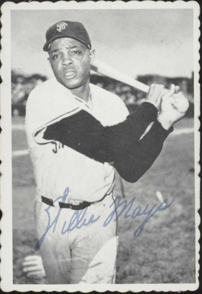 Willie Mays 1969 Topps Deckle Edge #33 San Francisco Giants VG #2
