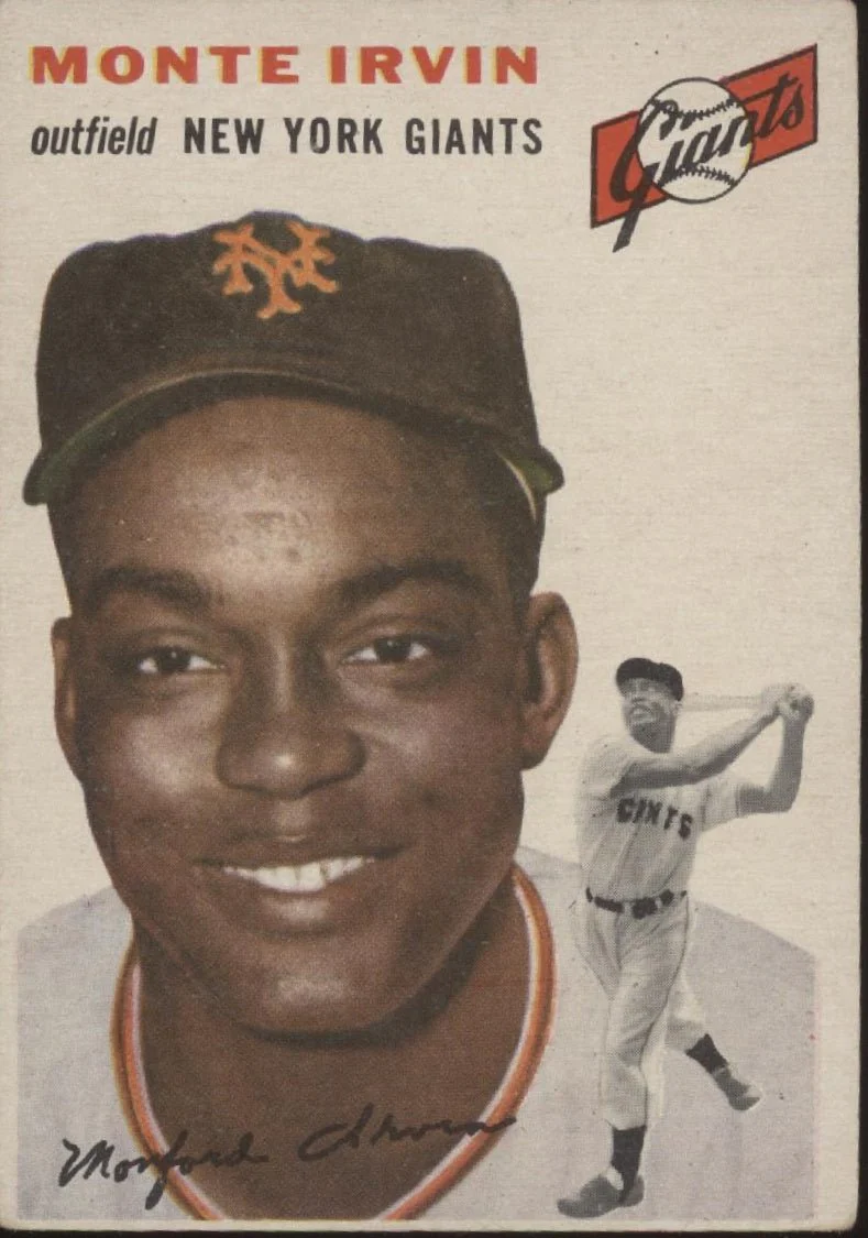 Monte Irvin 1954 Topps #3 New York Giants VG #1