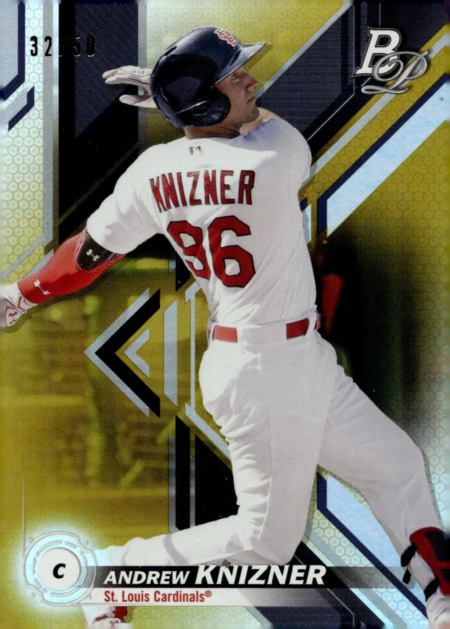 Andrew Knizner 2019 Bowman Platinum Gold 32/50 #TOP-59