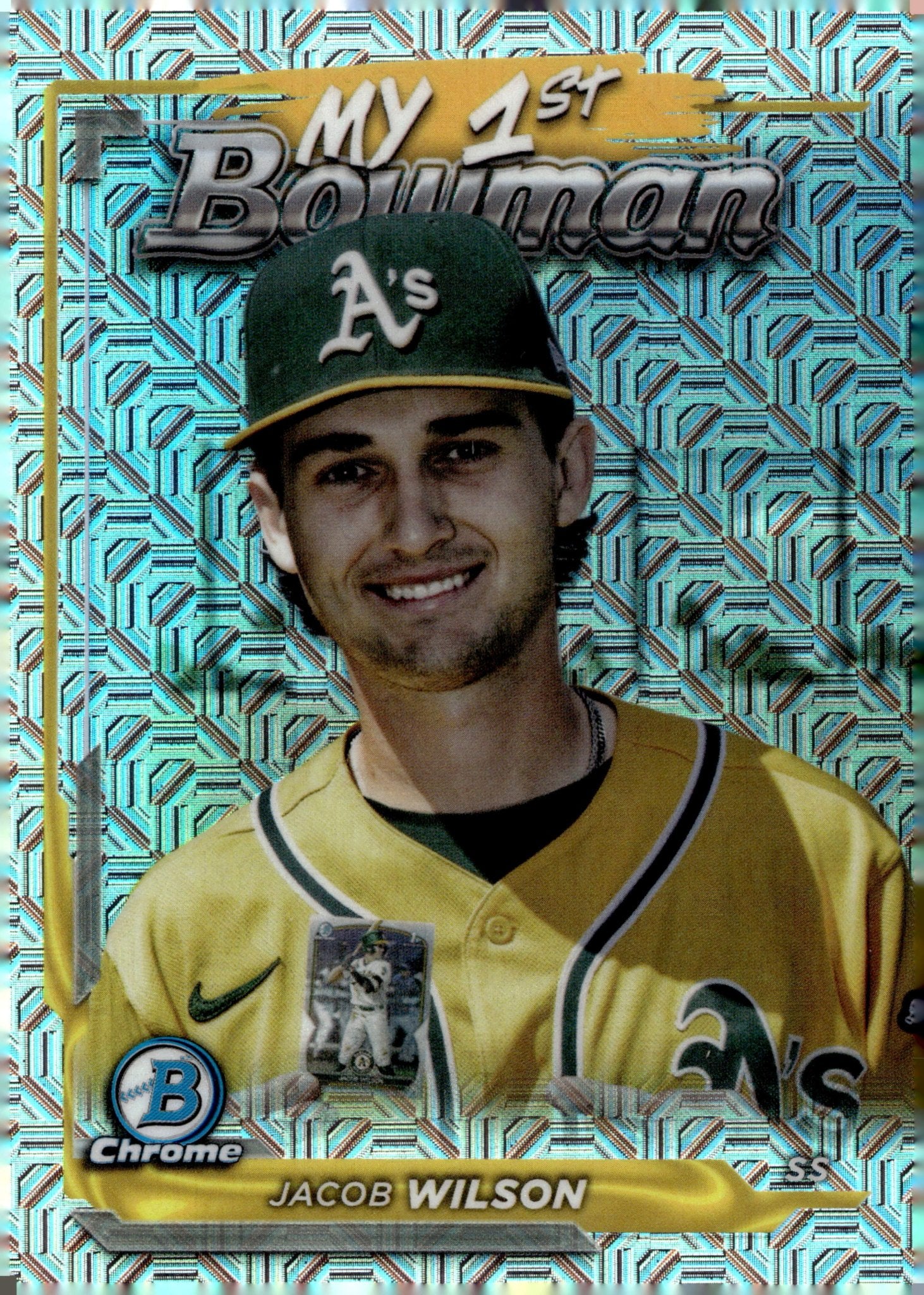 Jacob Wilson 2024 Bowman Chrome My 1st Bowman Mojo Refractor #M1B-40 #1