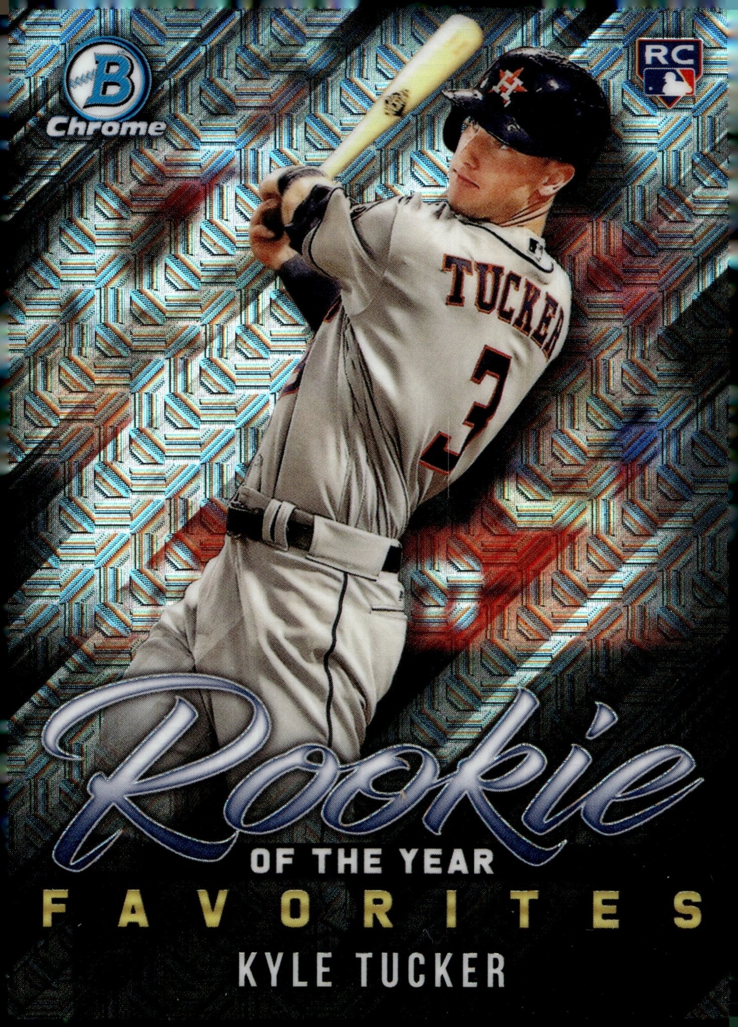 Kyle Tucker 2019 Bowman Chrome Rookie of the Year Favorites Mojo RC #ROYF-1