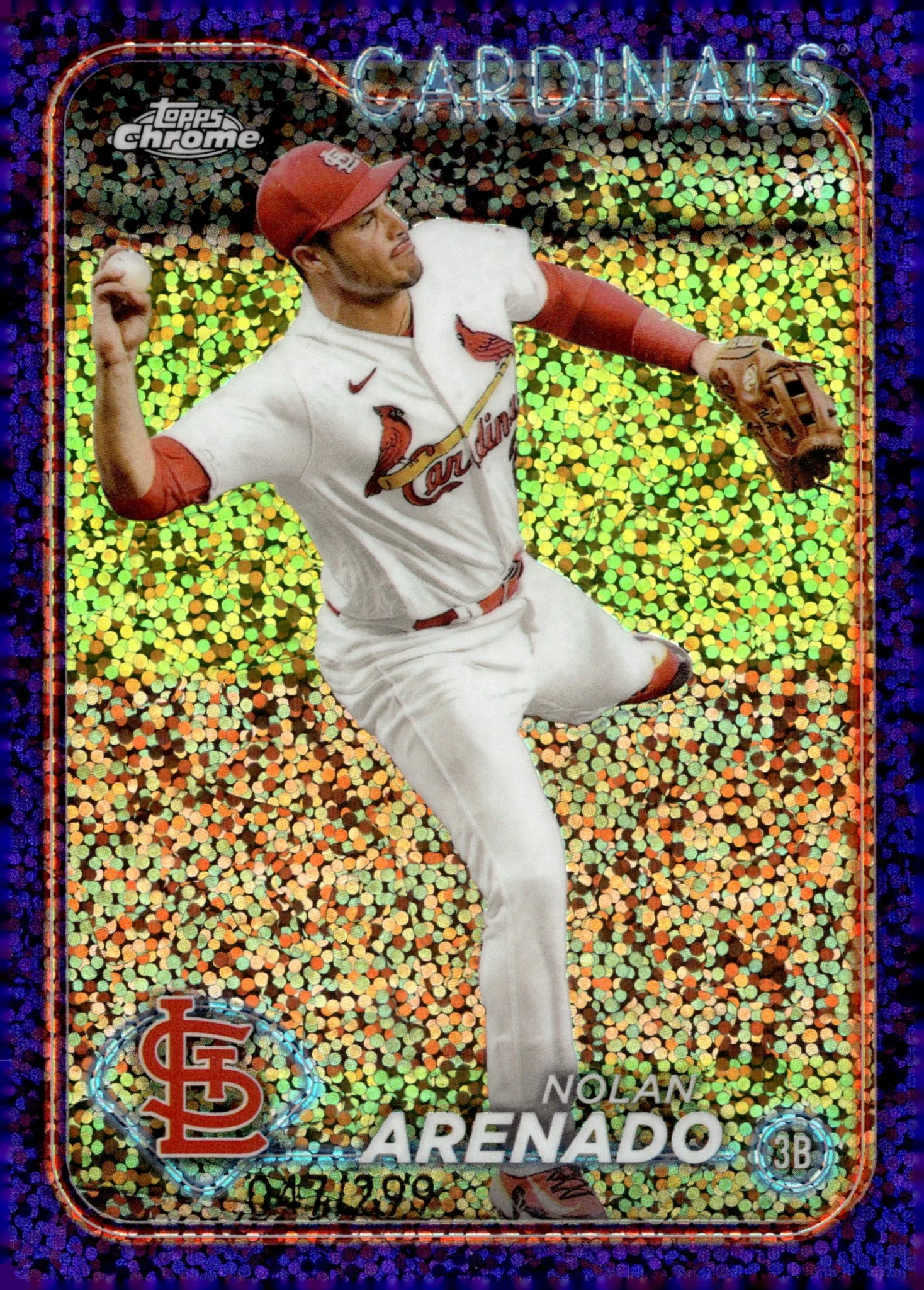 467-nolan-arenado-2024-topps-chrome-purple-speckle-refractor-047-299-215-1.webp Nolan Arenado 2024 Topps Chrome Purple Speckle Refractor 047/299 #215