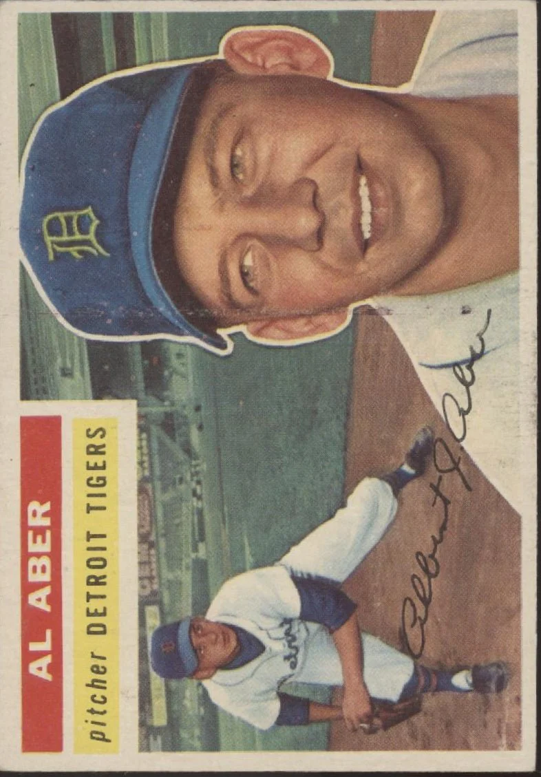 478-al-aber-1956-topps-317-detroit-tigers-vg-ex-1.webp Al Aber 1956 Topps #317 Detroit Tigers VG-EX