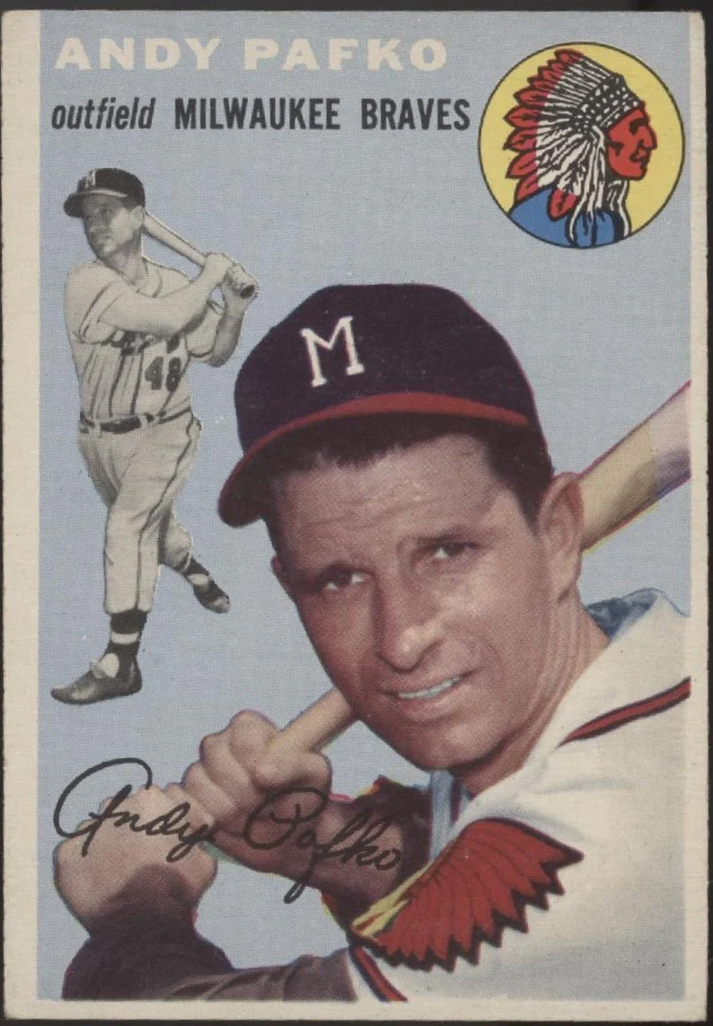 Andy Pafko 1954 Topps #79 Milwaukee Braves VG #2