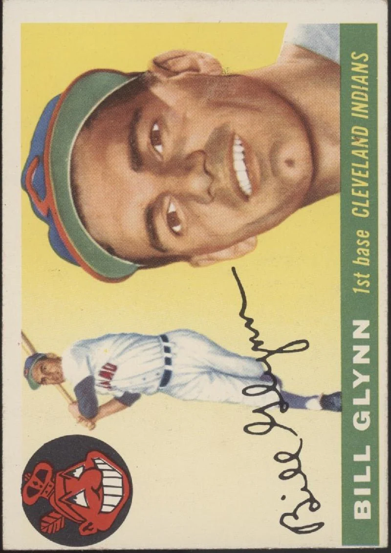 Bill Glynn 1955 Topps #39 Cleveland Indians EX