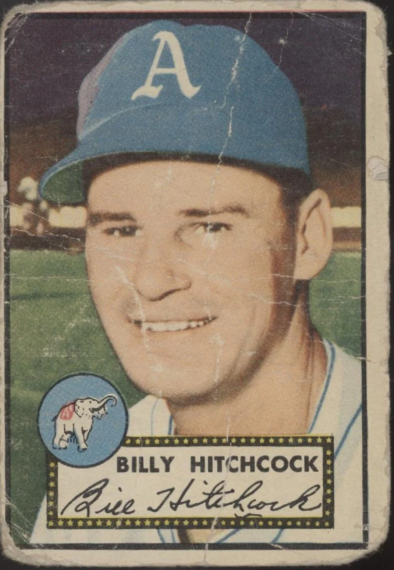489-billy-hitchcock-1952-topps-182-philadelphia-athletics-pr-1.webp Billy Hitchcock 1952 Topps #182 Philadelphia Athletics PR