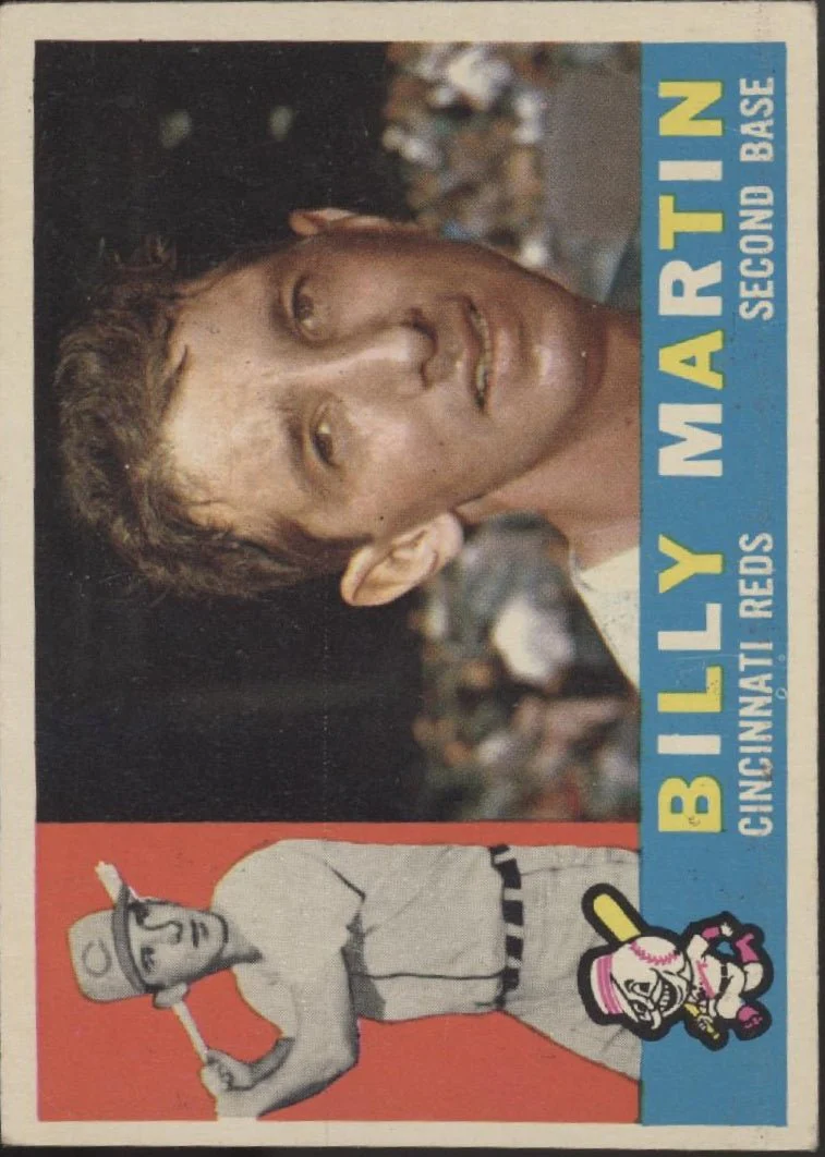 Billy Martin 1960 Topps #173 Cincinnati Reds VG #2